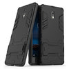 Slim Armour Tough Shockproof Case & Stand for Nokia 3 - Black